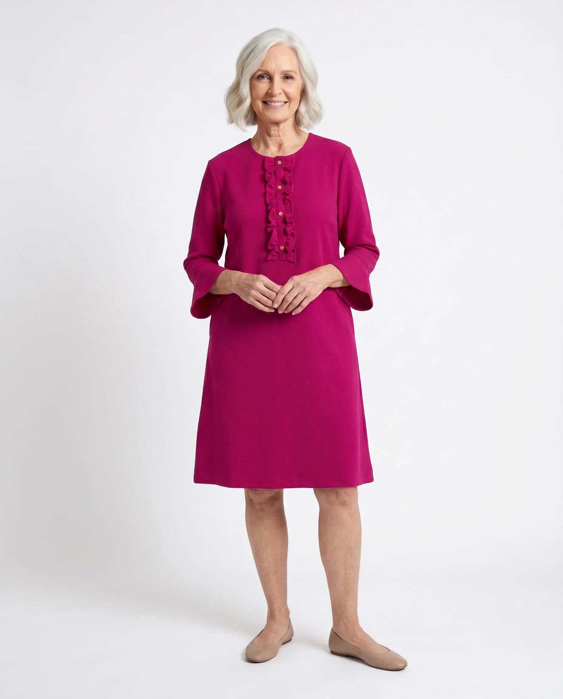 Women's Adaptive Loulou Dress - Berry | Ovidis L