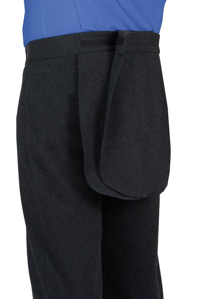 Back Panel Adaptive Pants Jack Charcoal 6969