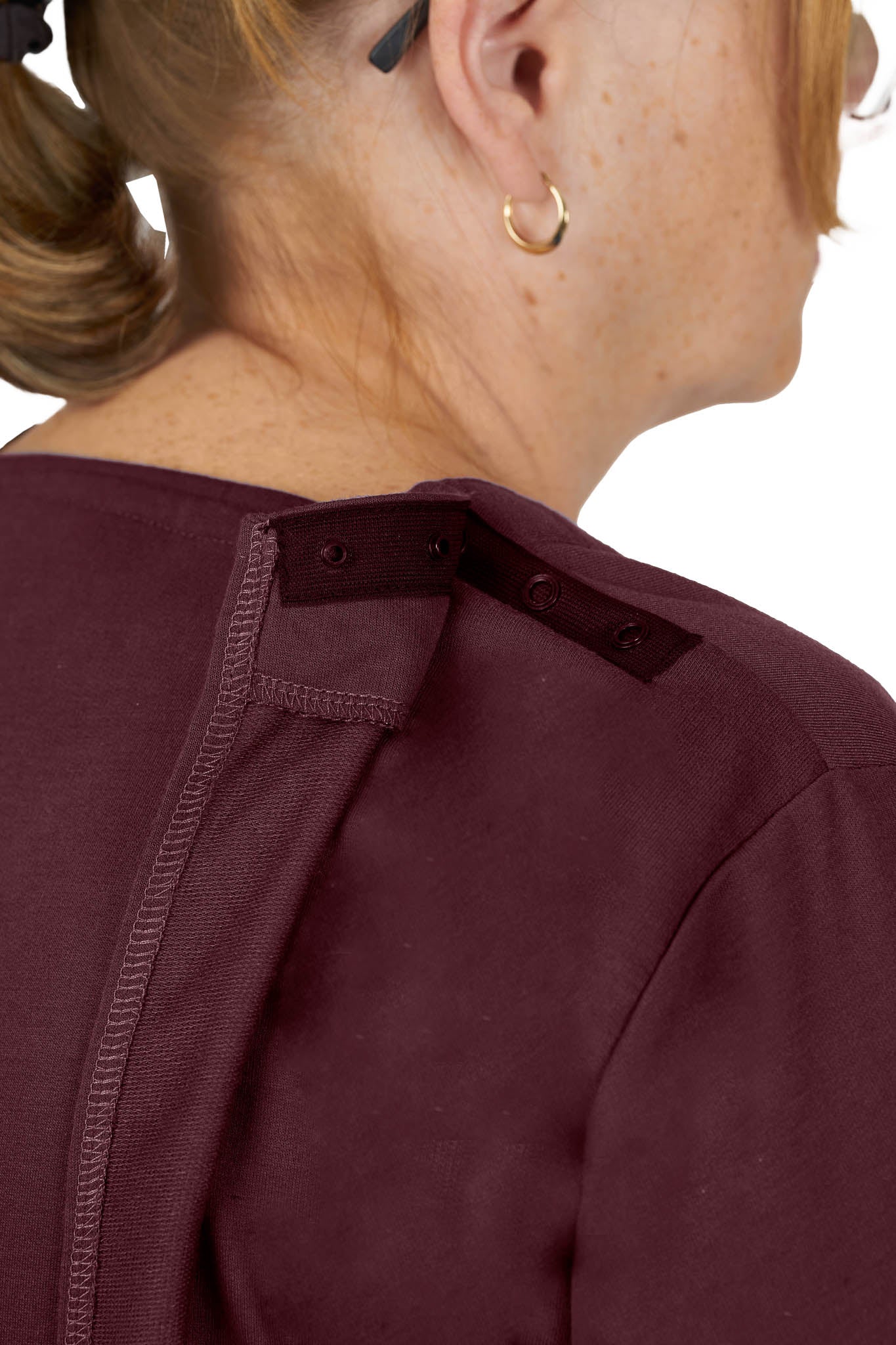 Adaptive Top - Nelly | Burgundy