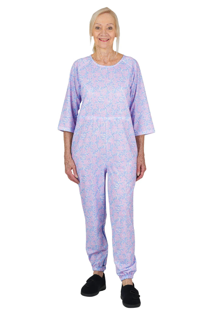 Hospital Gown Anti-Strip Jumpsuits Alzheimer's Dementia Clothing