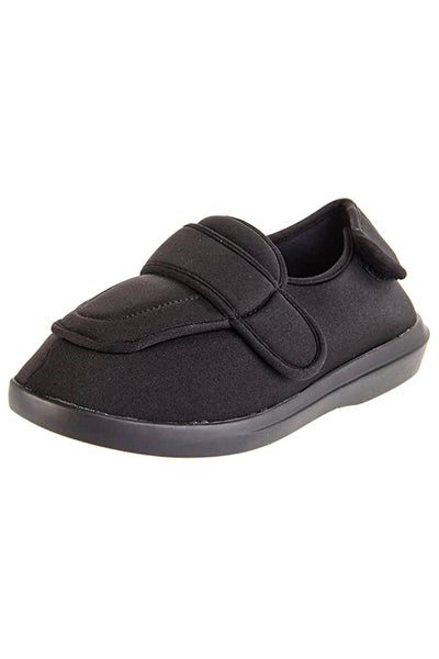 Adjustable Slippers for Men - Black | Cronus | Adaptive Shoes by Ovidis