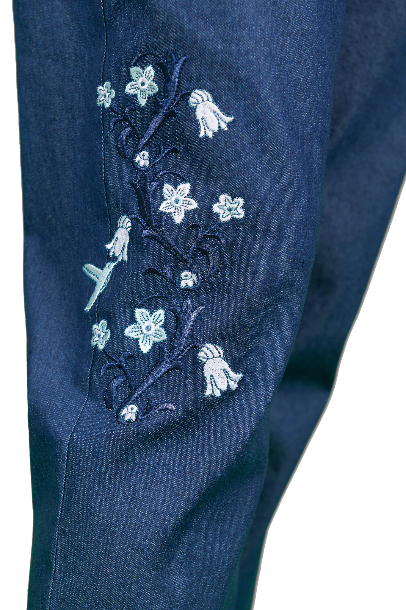 Pantalon Adapté avec Taille Élastique - Poppy | Bleu