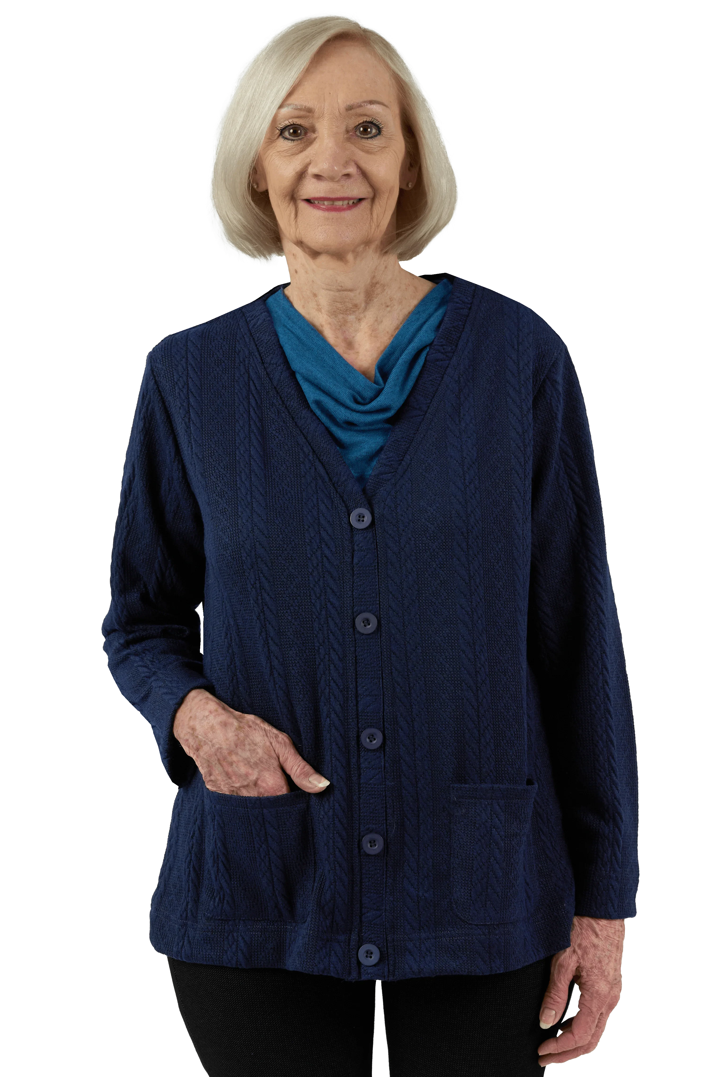 Cardigan Adapté - Franca | Marine