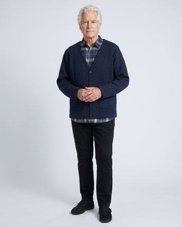 Adaptive Cardigan - Eddy | Navy