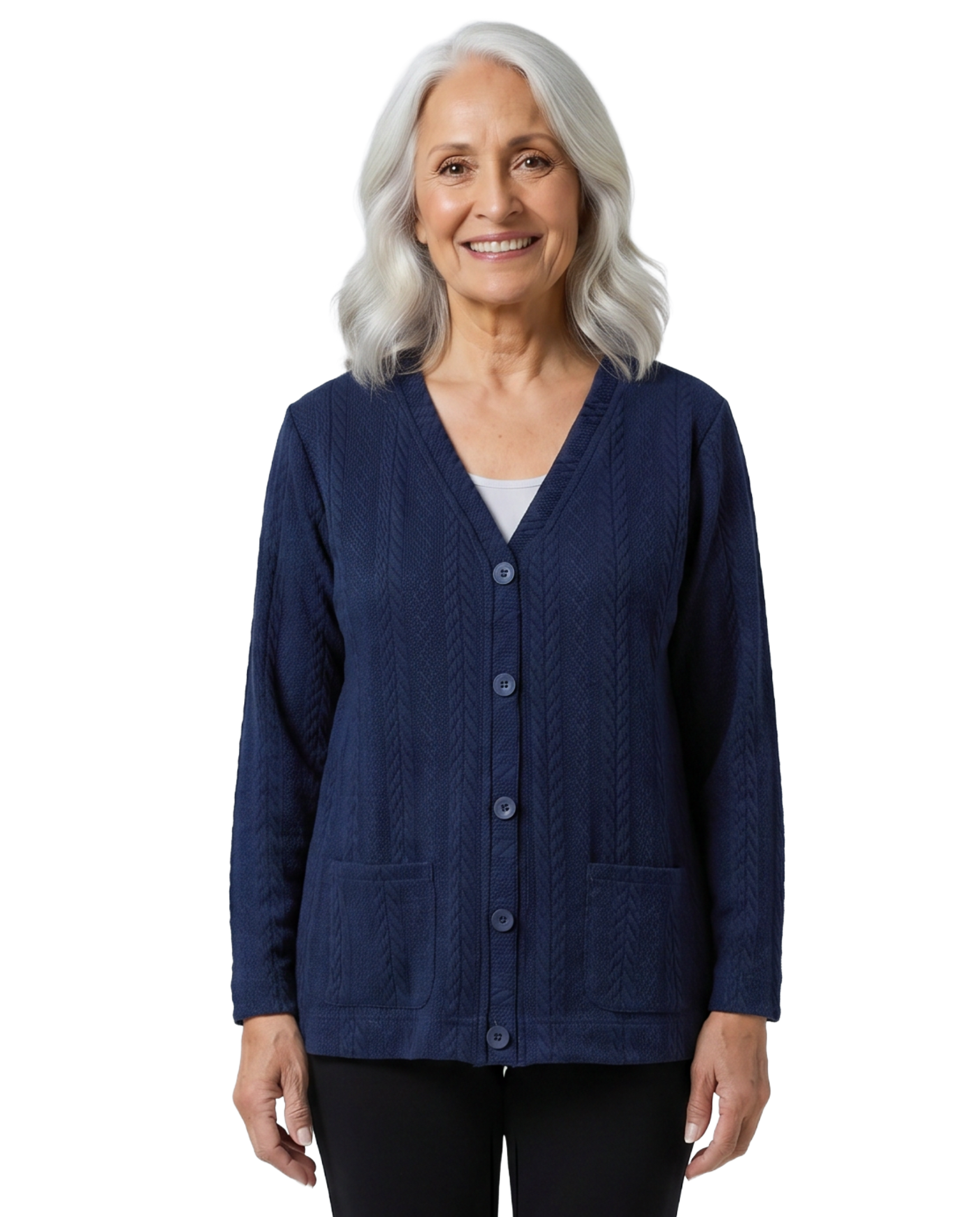 Cardigan Adapté - Franca | Marine