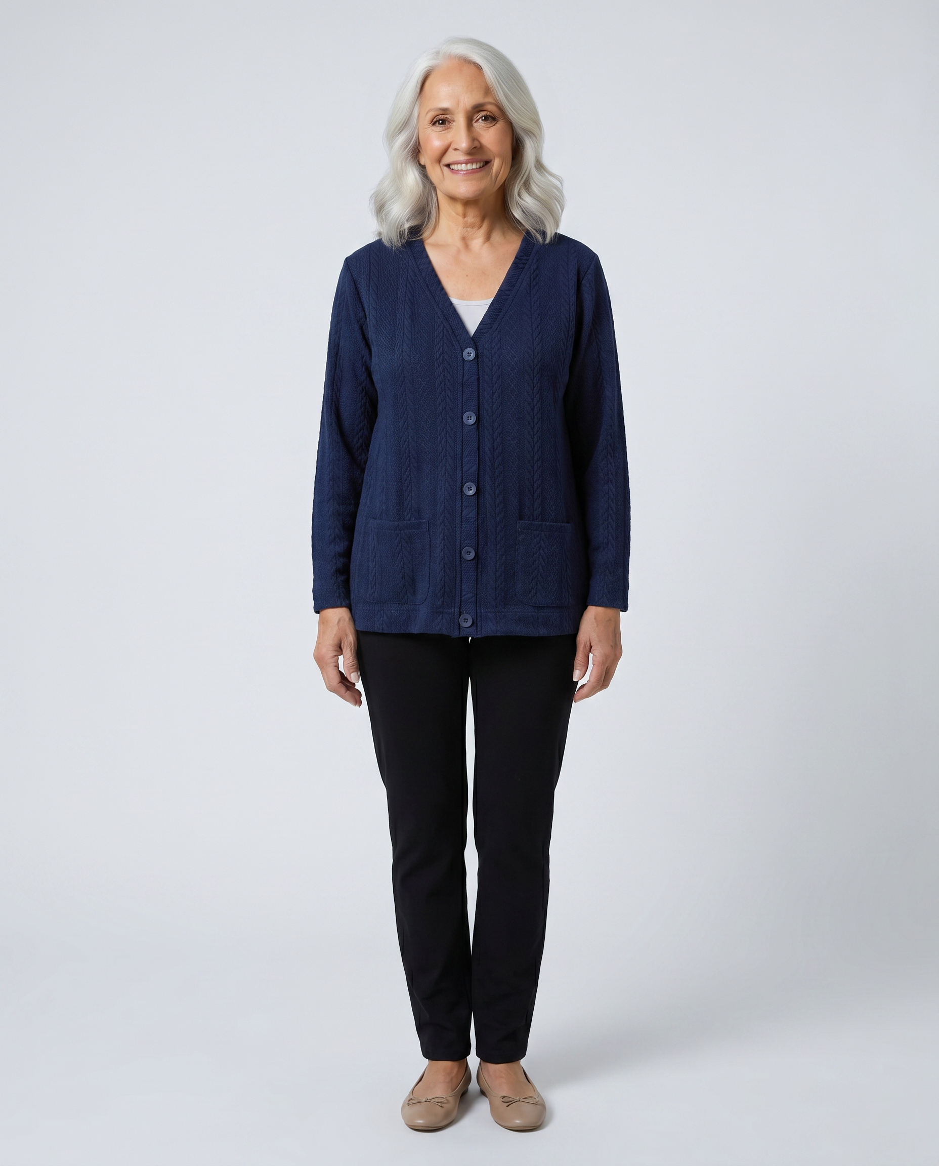 Cardigan Adapté - Franca | Marine