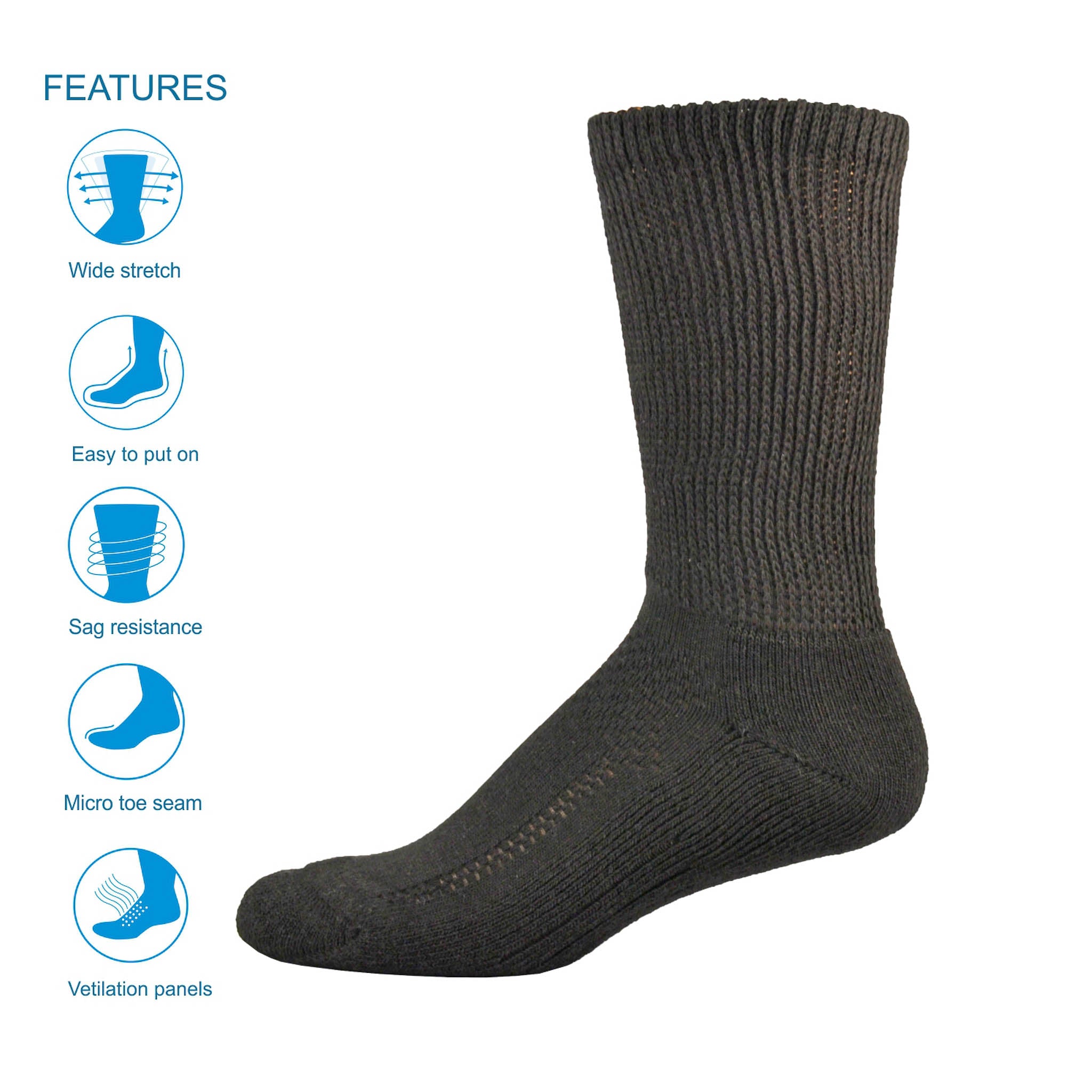Leg Savers Socks - Black