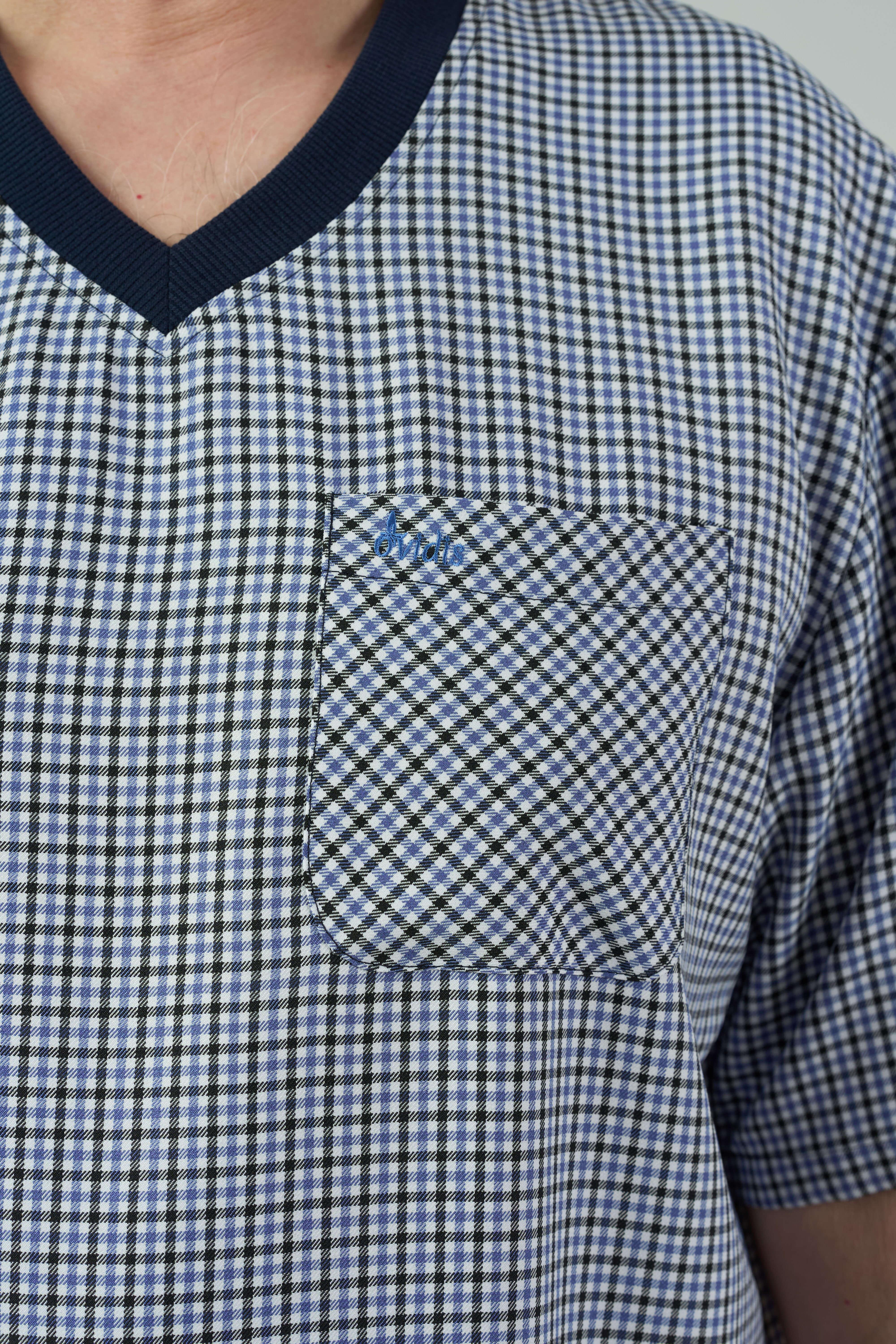 Chemise de Nuit Adaptée - Mitch | Marine