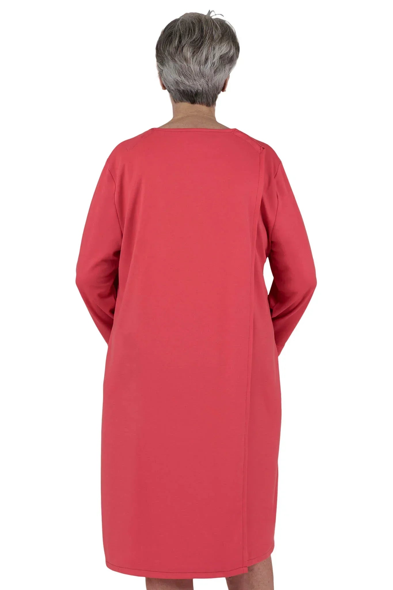 Women's Adaptive Demi Dress - Coral | Ovidis Ovidis Adaptive Wear Women's Adaptive Demi Dress - Coral | Ovidis Ovidis Adaptive Wear