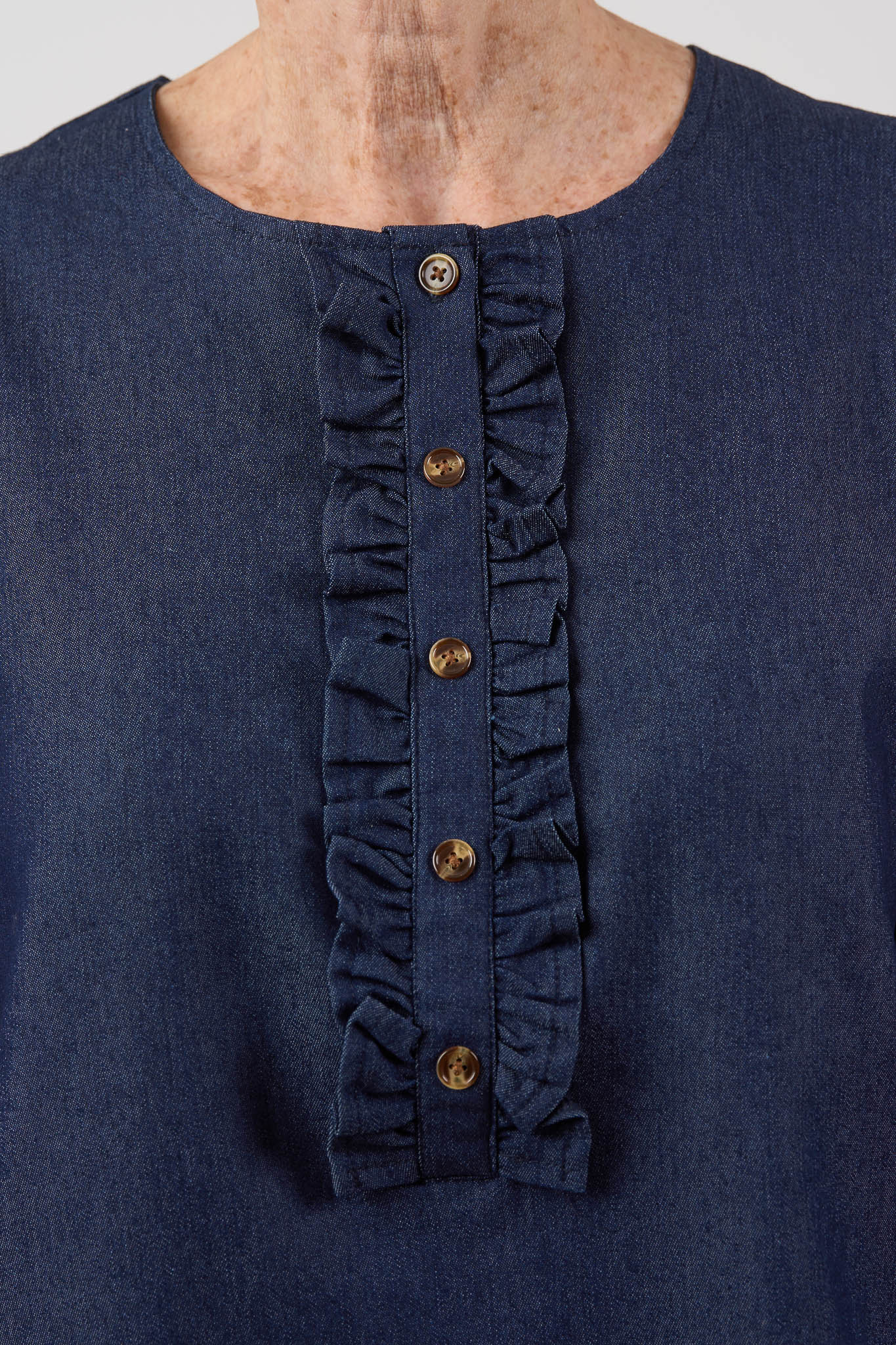 Loulou Dress - Denim