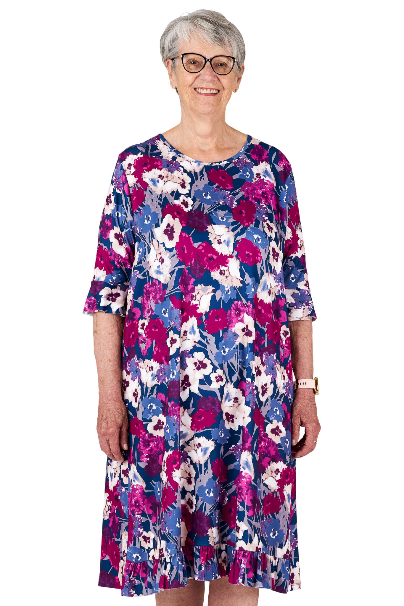 Romei Dress - Fushia