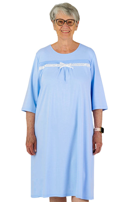 Adaptive Nightgown - Olivia | Blue
