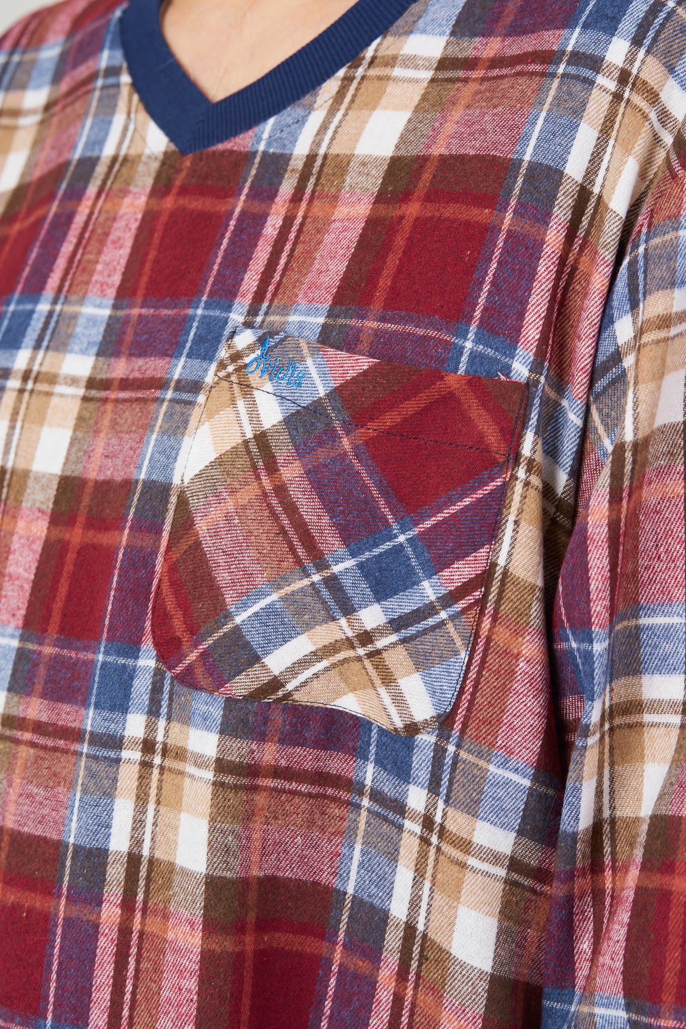 Stewart Nightshirt - Burgundy