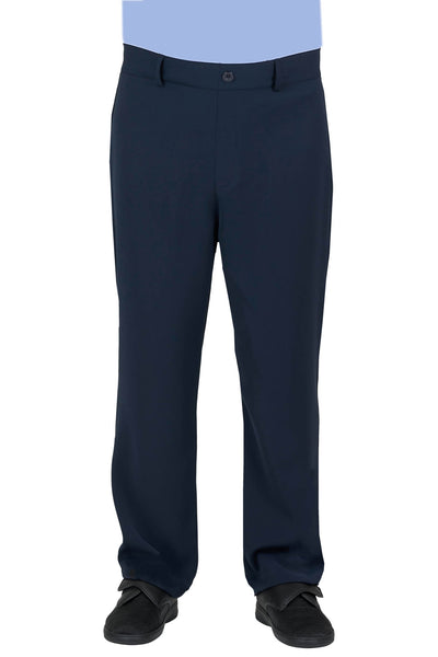 Men's Polyester Dress Slacks VELCRO® Brand fasteners Fly Adaptive
