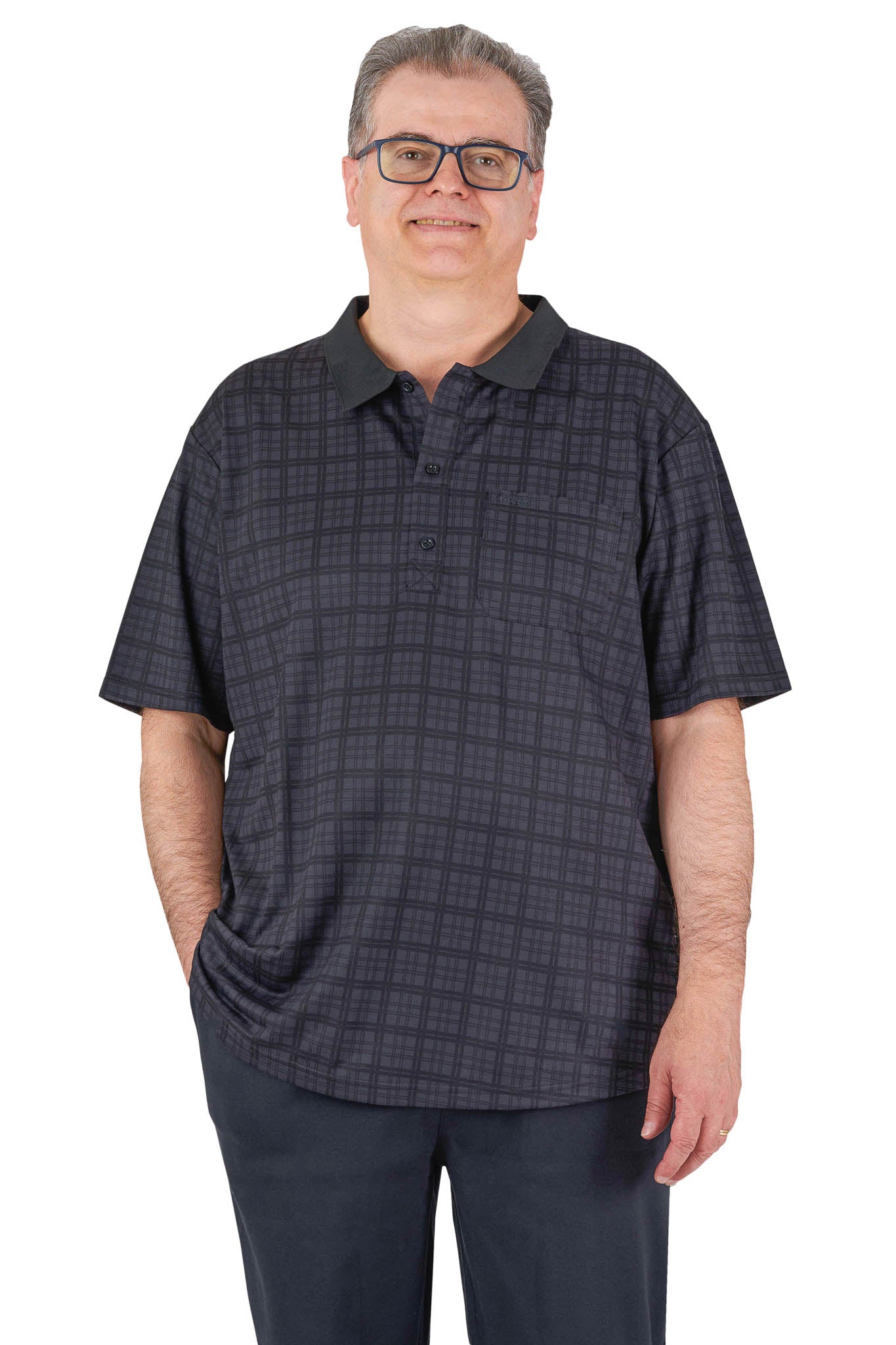 Ralfie Polo Shirt - Black Check