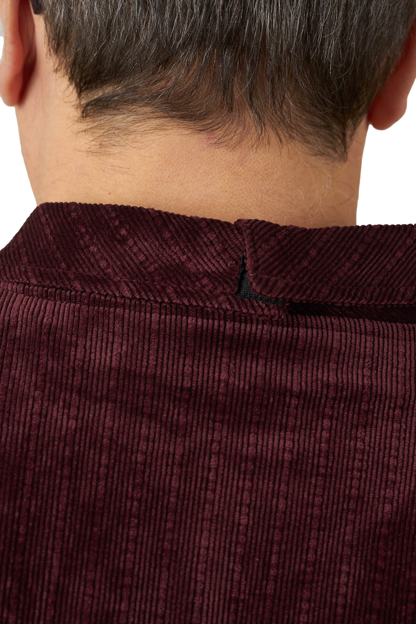 Long-Sleeved Adaptive Polo Shirt - Thomas | Burgundy