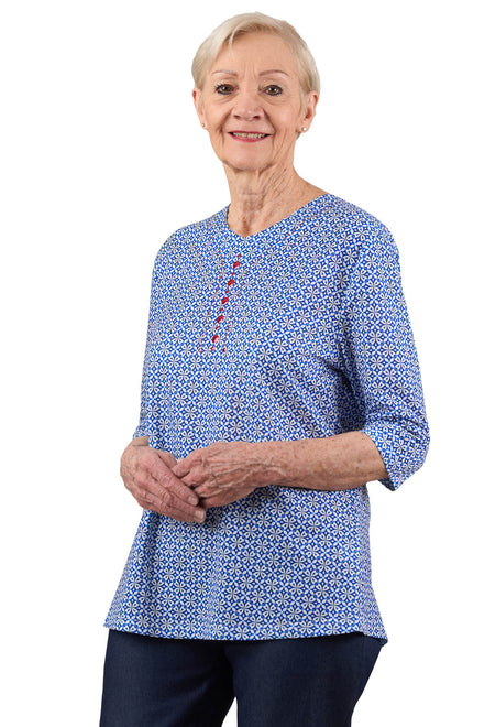 Adaptive Top - Layla | Blue
