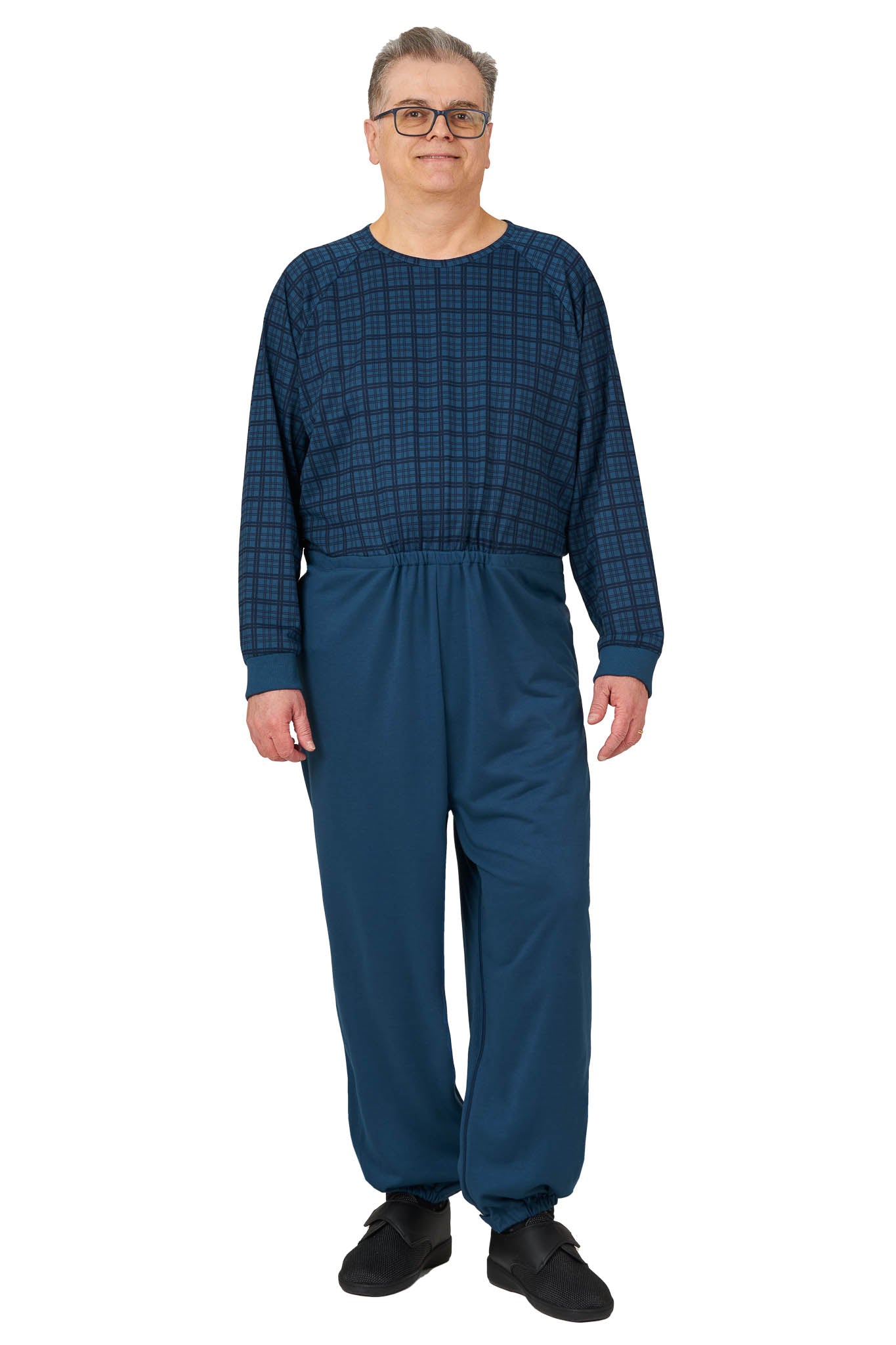 Henry Jumpsuit - Navy Check