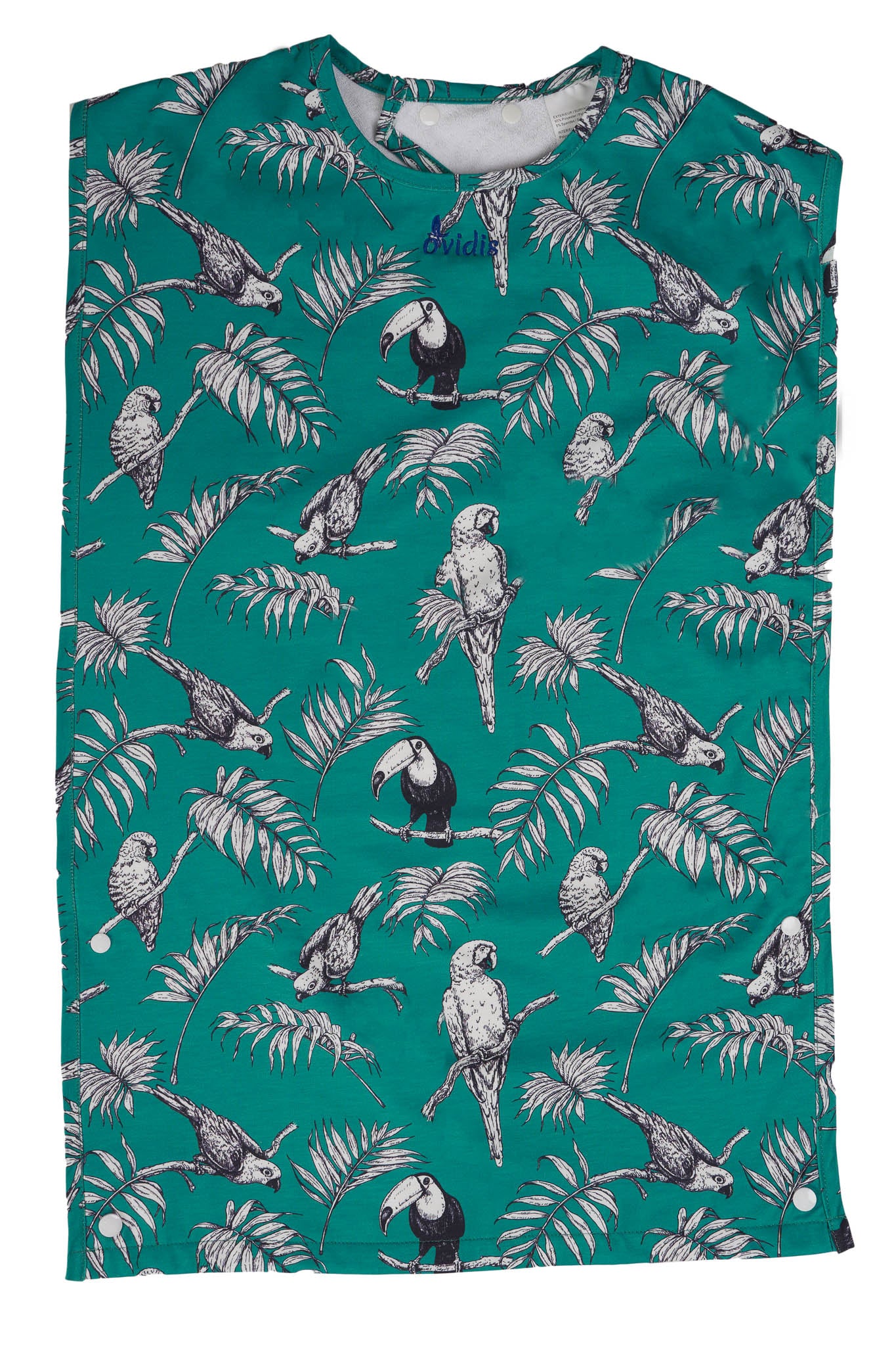 Adult Bib - Emerald | Parrots