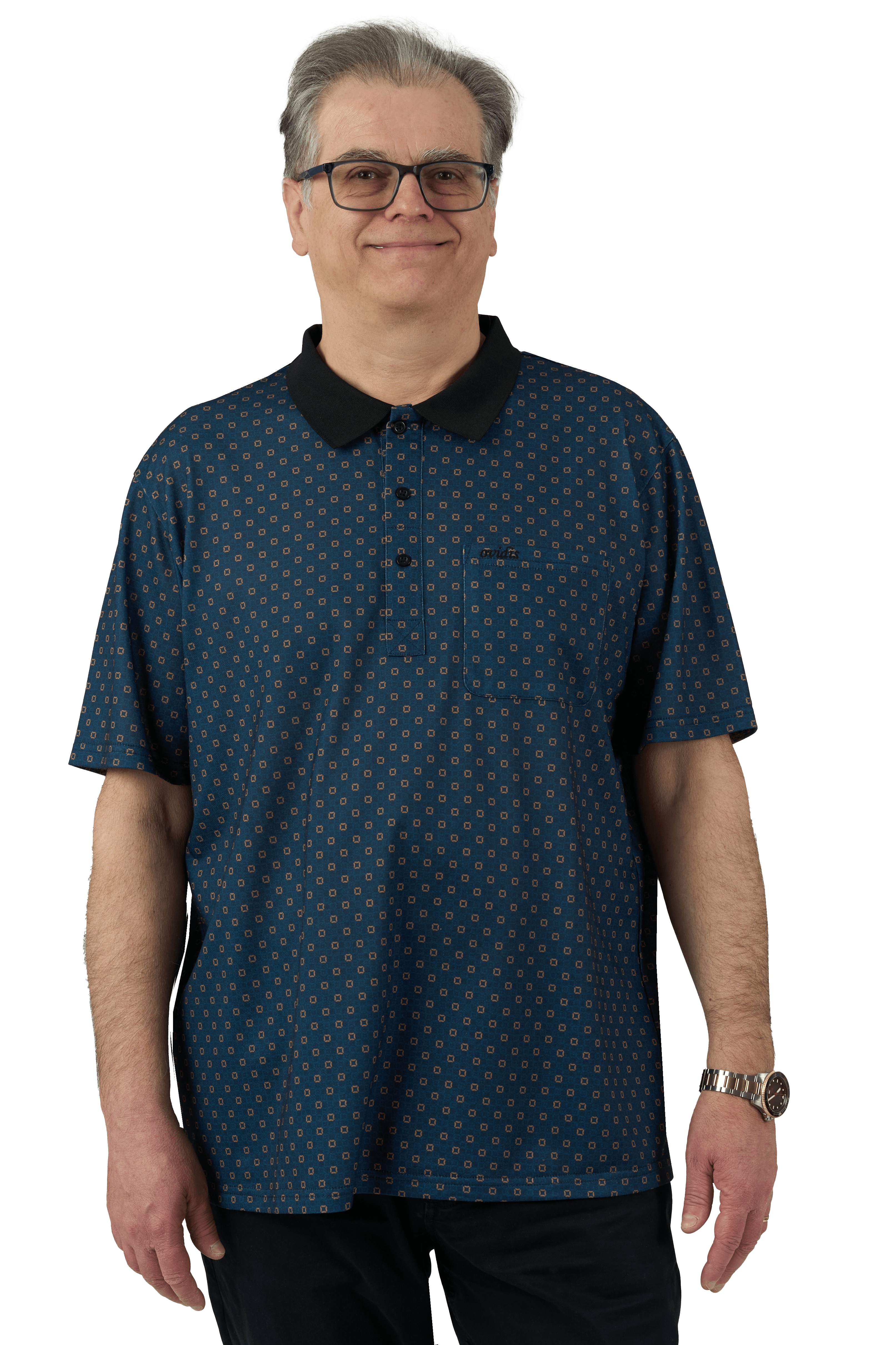 Polo Adapté - Ralfie | Bleu Mystique