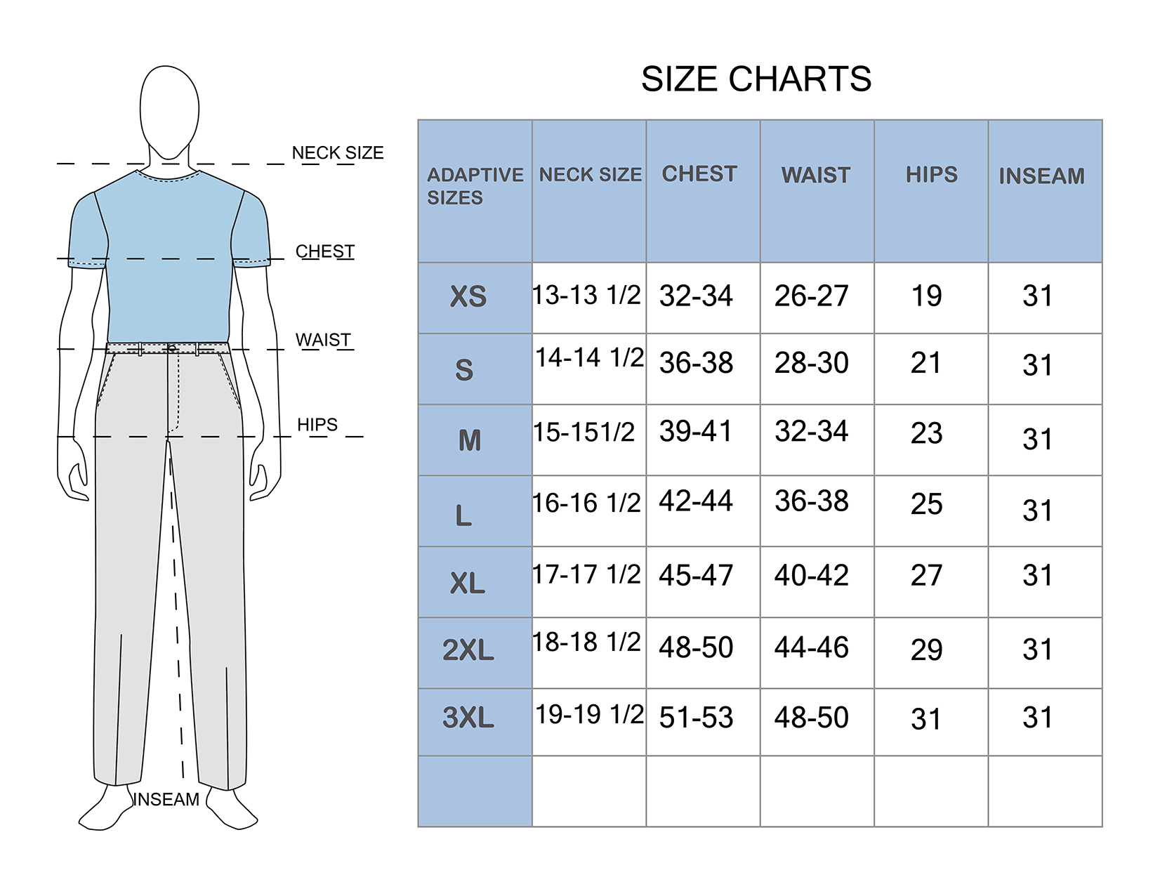 Australian Size 34 Mens Pants In Cm Chart For Size 36 Jeans In Us
