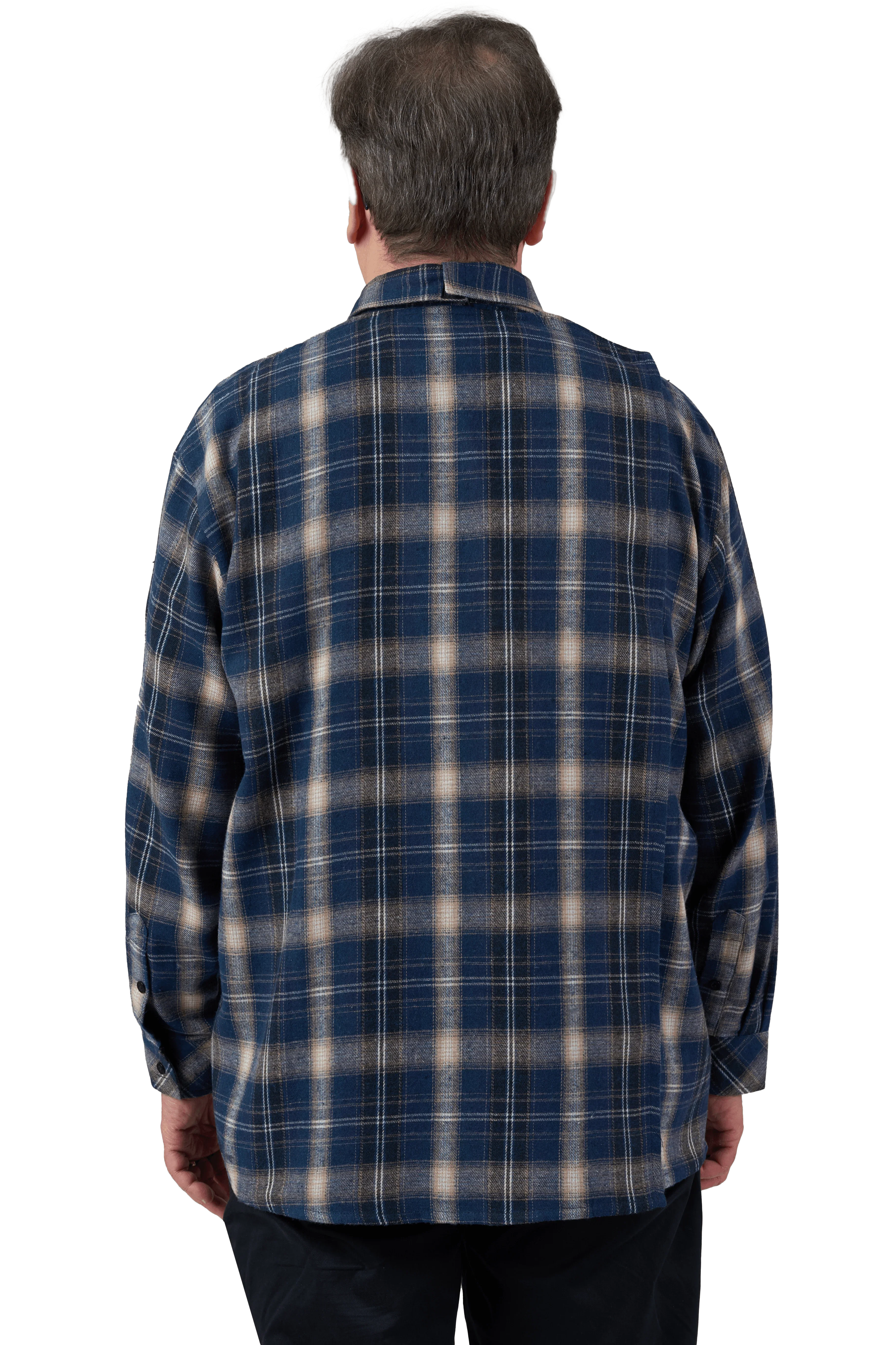 Chemise Adaptée - Theo | Bleue Ardoise