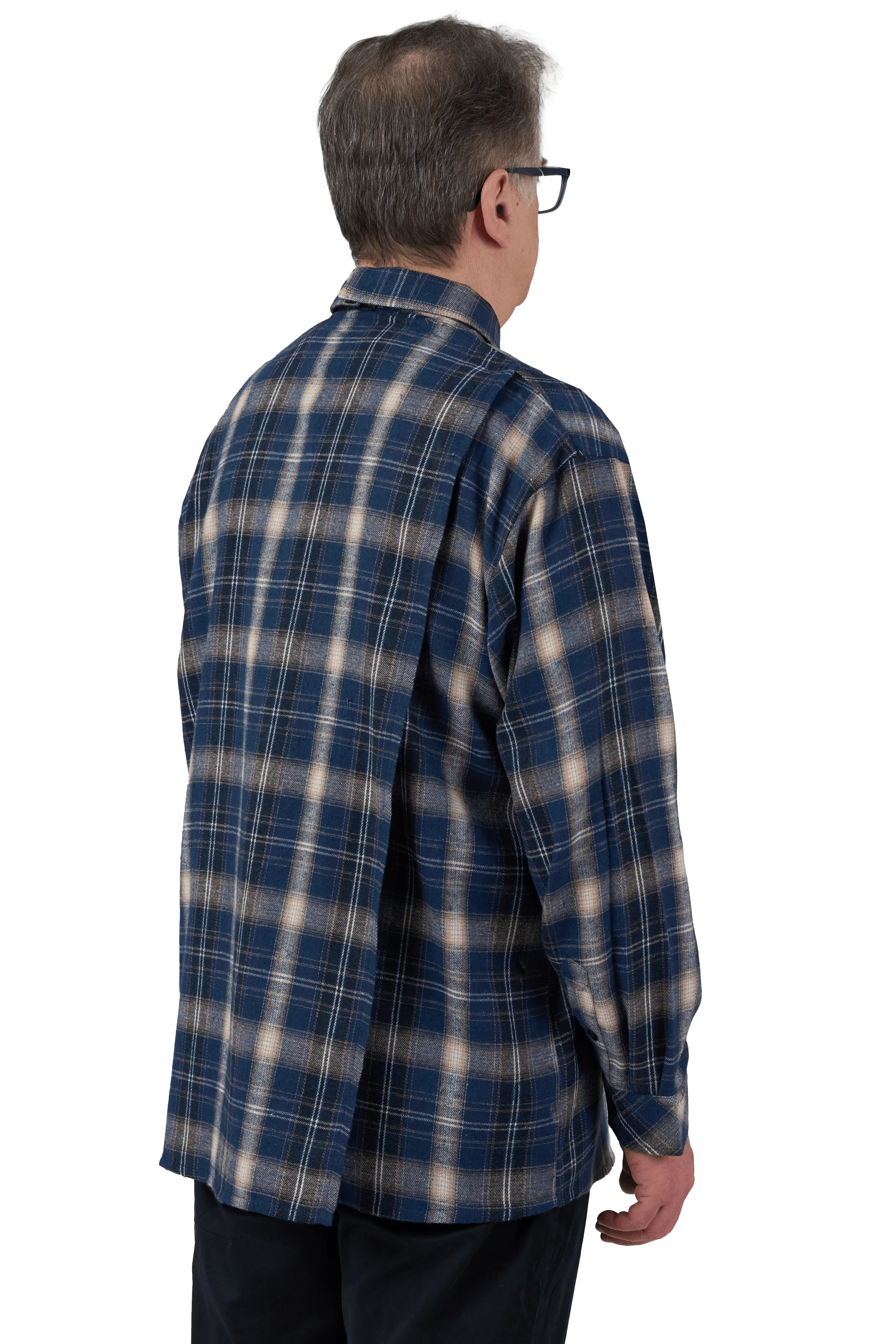 Chemise Adaptée - Theo | Bleue Ardoise