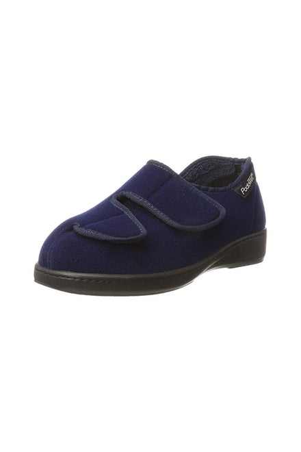 Adjustable Slippers for Men - Navy | Athos | Adaptive Shoes by Ovidis