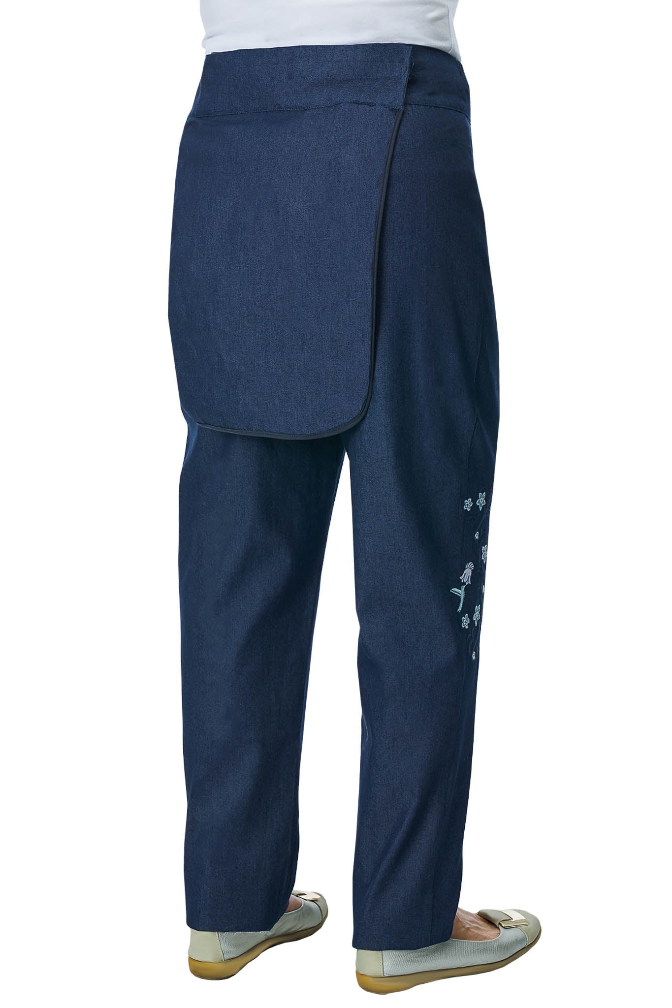Back-Panel Adaptive Pants - Talia | Indigo