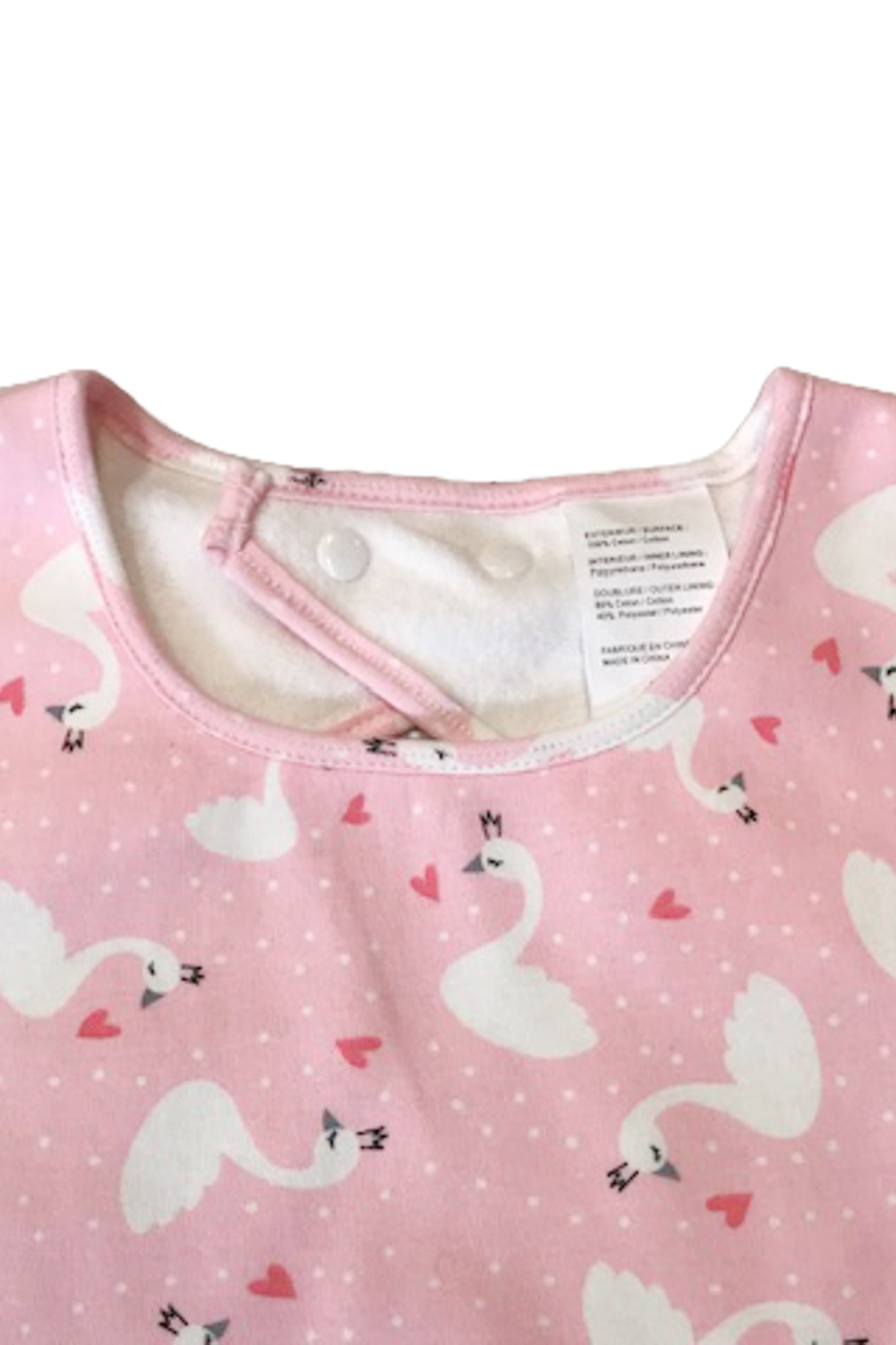 Swans Bib - Pink