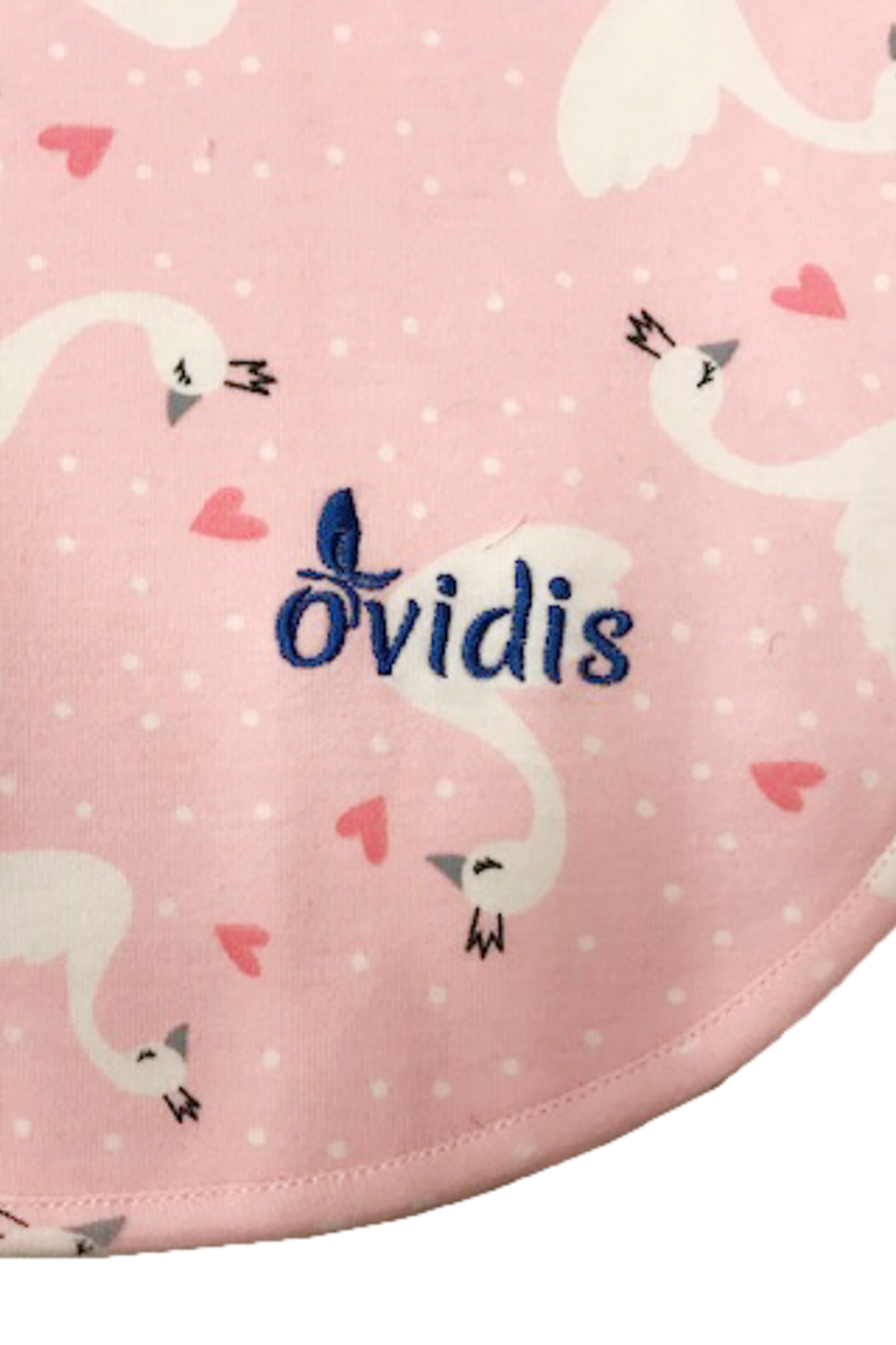 Swans Bib - Pink