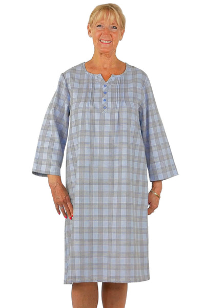 Womens Cotton Hospital Gown | Hospital Patient Gown | Cotton Henley –  Arkeras