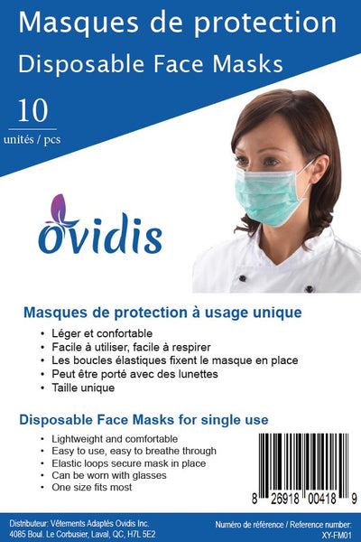 Masque de protection - Boîte de 10