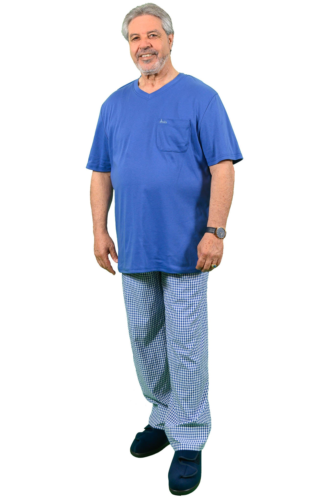 Pantalon de Pyjama Adapté - Hugo | Bleu