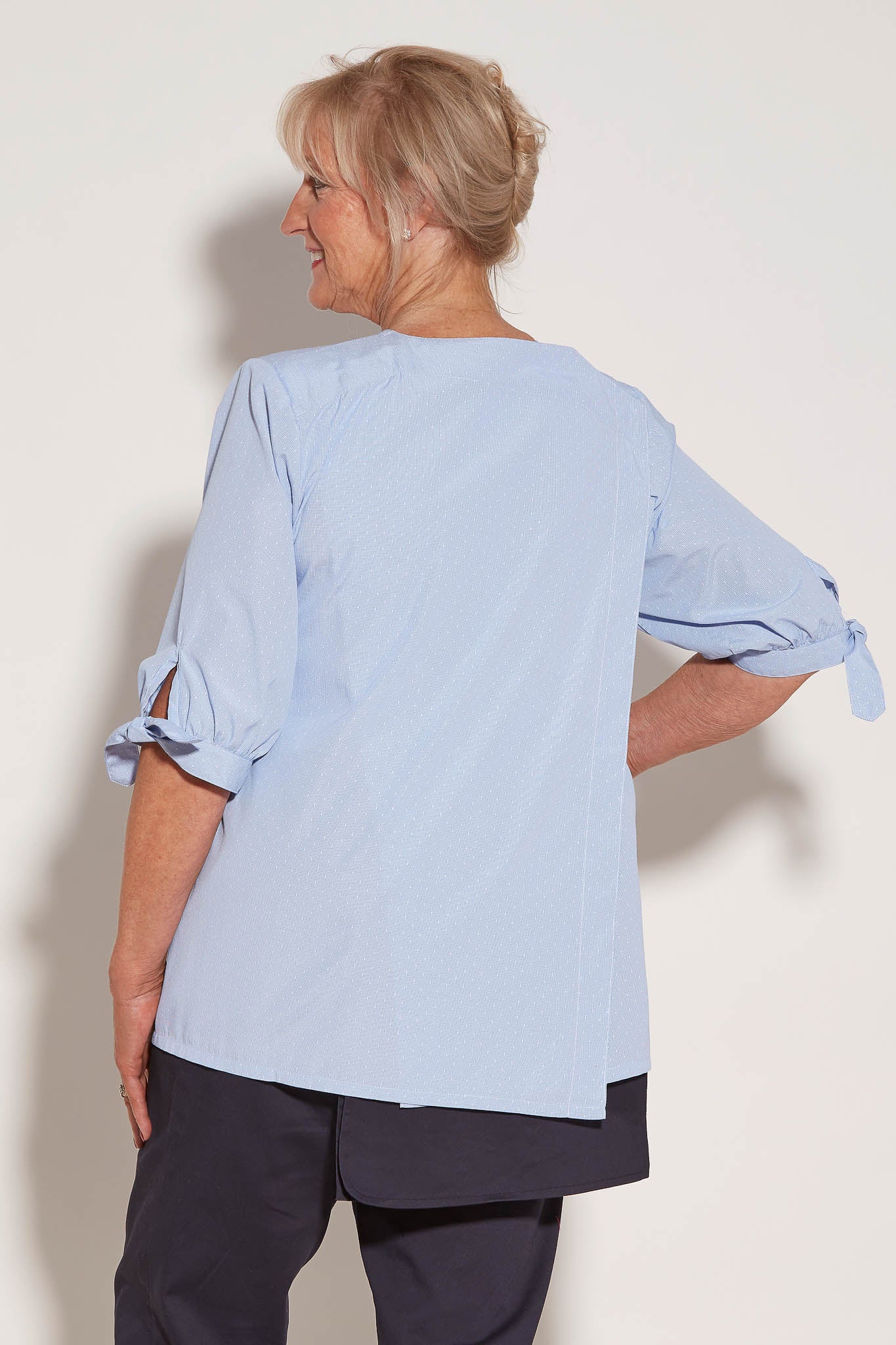 Blouse for Women - Blue | Dolly | Adaptive Clothing by Ovidis