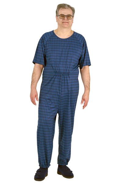 Men's Knit Pajama Bottoms Adaptive Clothing for Seniors, Disabled & Elderly  Care