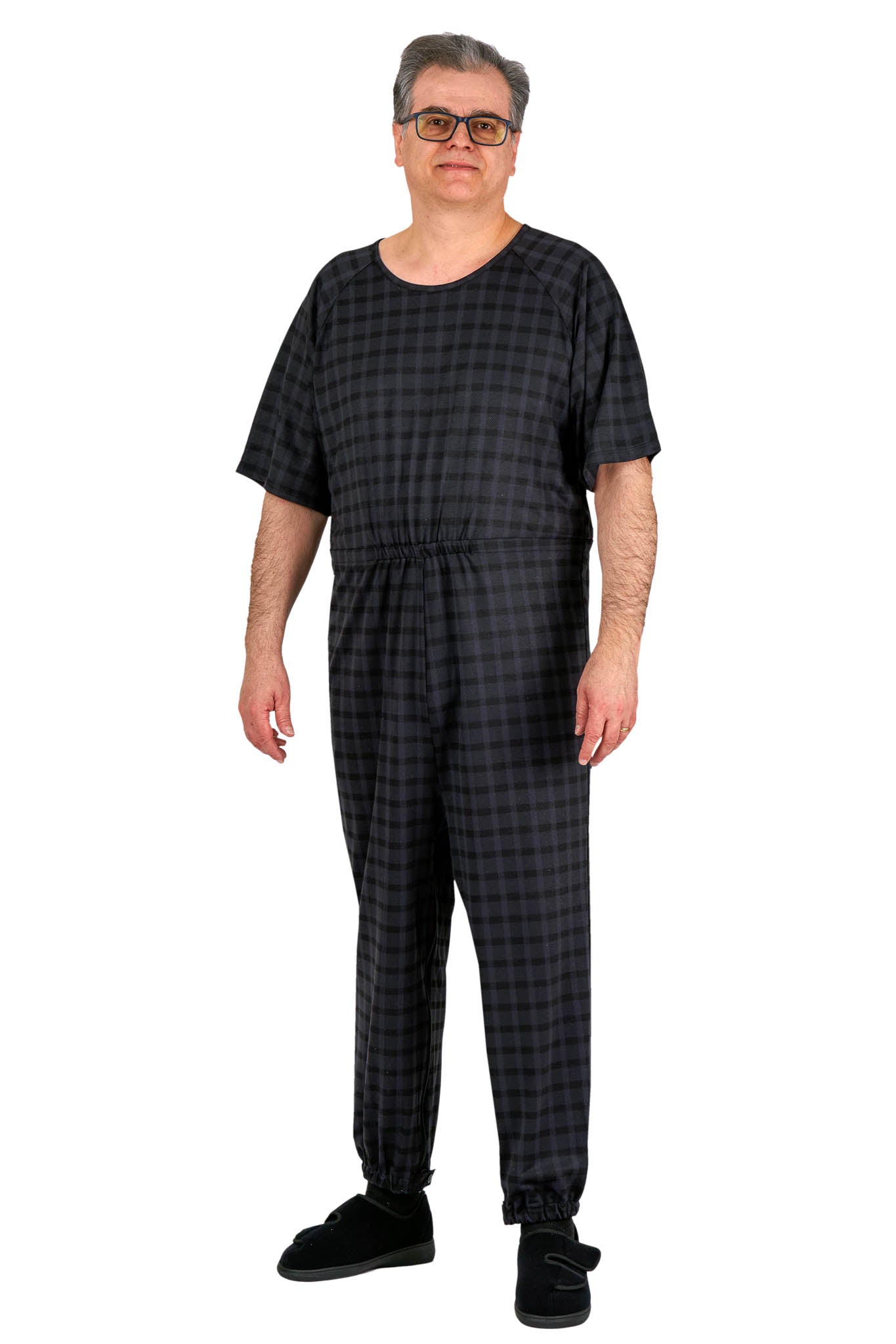 Bobby Jumpsuit - Black Check