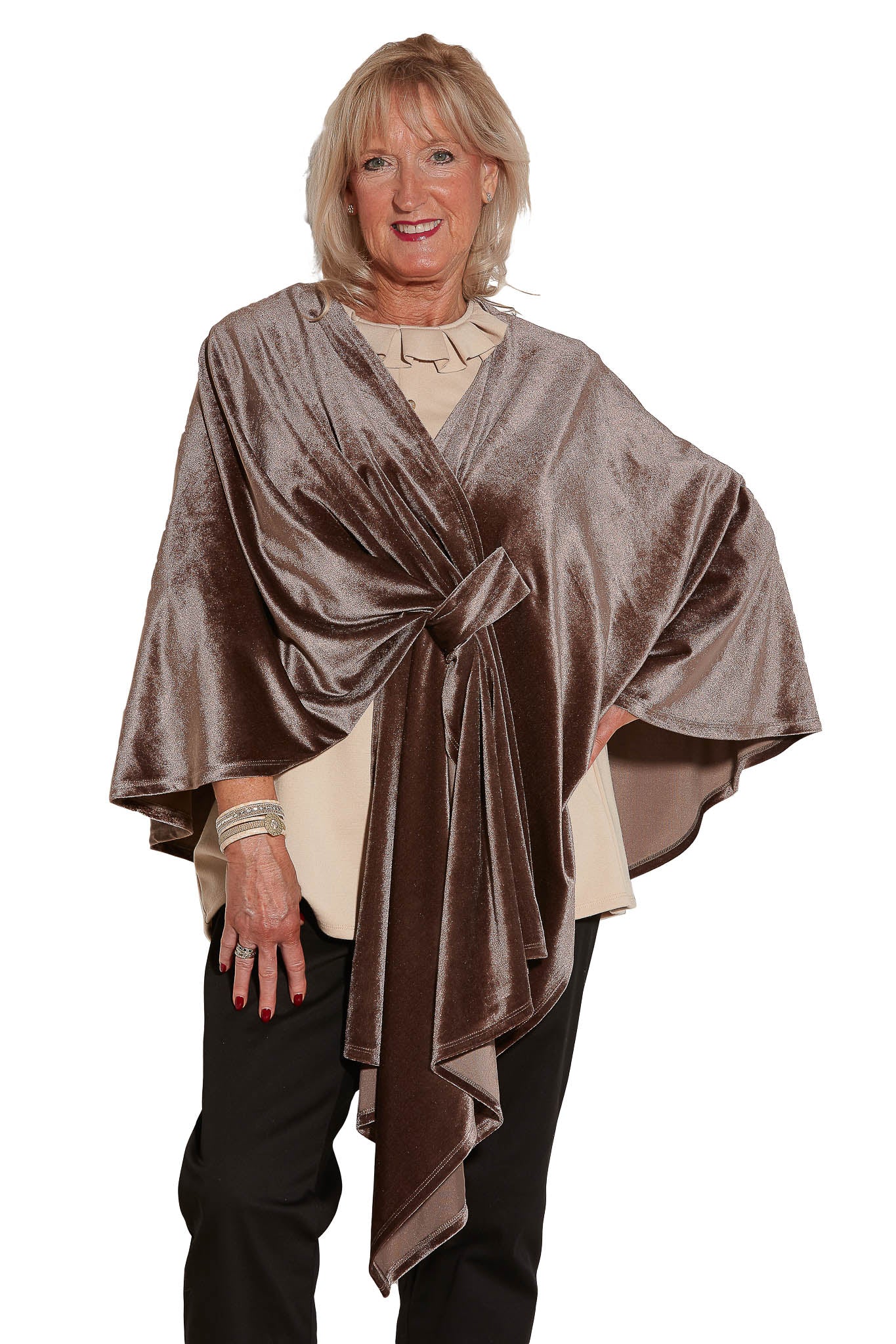 Velvety Shawl - Bronze
