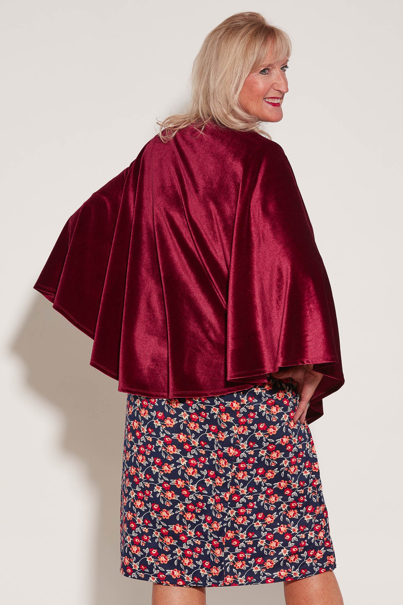 Velvety Shawl - Fuchsia
