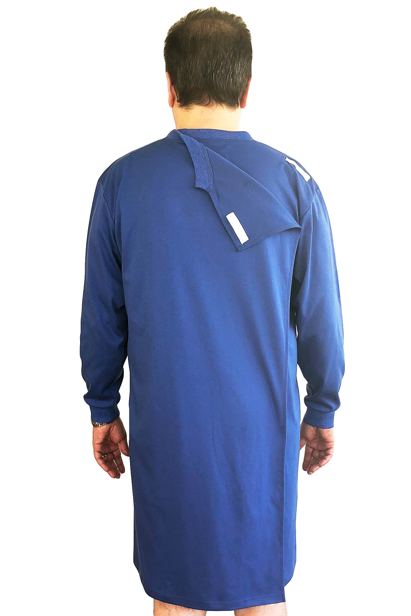 Chemise de nuit pour Hommes - Bleue | Felix | Vêtements Adaptés