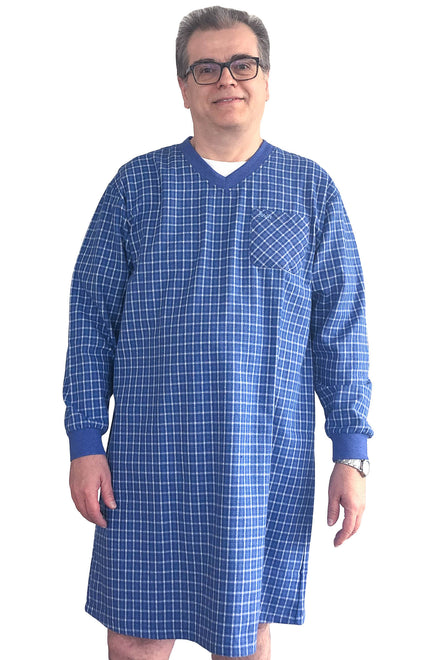 Men's Cotton/Poly PJ Bottoms Adaptive Clothing for Seniors