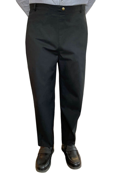 Back-Panel Adaptive Pants for Men - Black | Chris | Adaptive Clothing