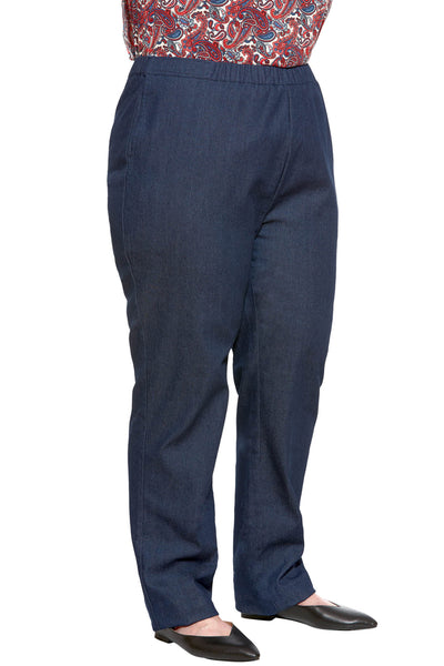 100% Cotton Slub Crop Legging Pants Adaptive Clothing for Seniors, Disabled  & Elderly Care
