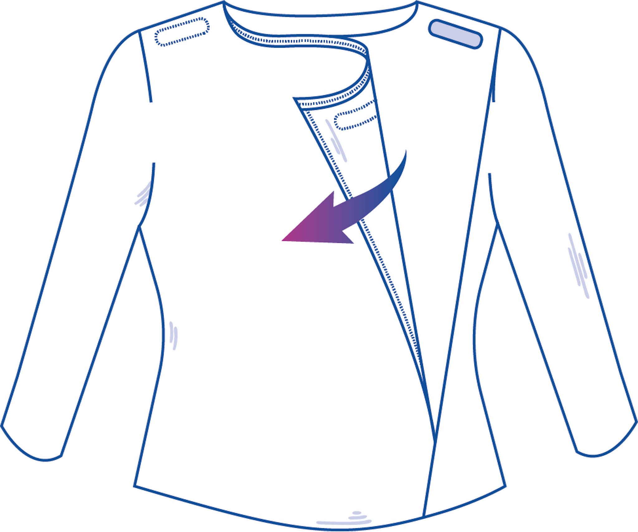 Gillian Cardigan - Blue