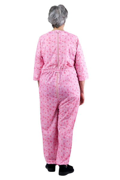 Ovidis Dementia Jumpsuit For Men - Anti-Strip Back Zipper Clothing For Alzheimer's Patients