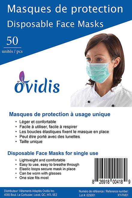 Masque de protection - Boîte de 50