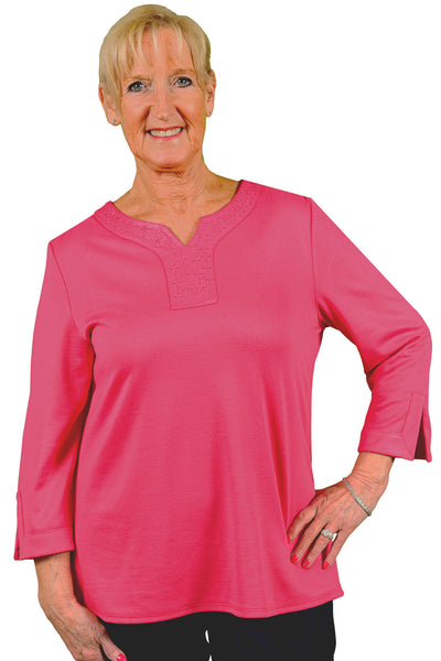 Long Sleeve Mixed Adaptive Knit Set Adaptive Clothing for Seniors, Disabled  & Elderly Care